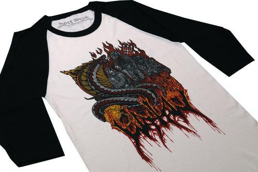 Pyromaniac Witchcraft Raglan (Natural/Black)