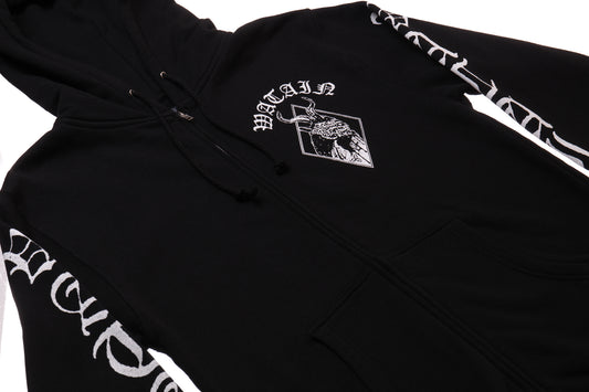 Devilgod Zip Up Hoodie (Black)