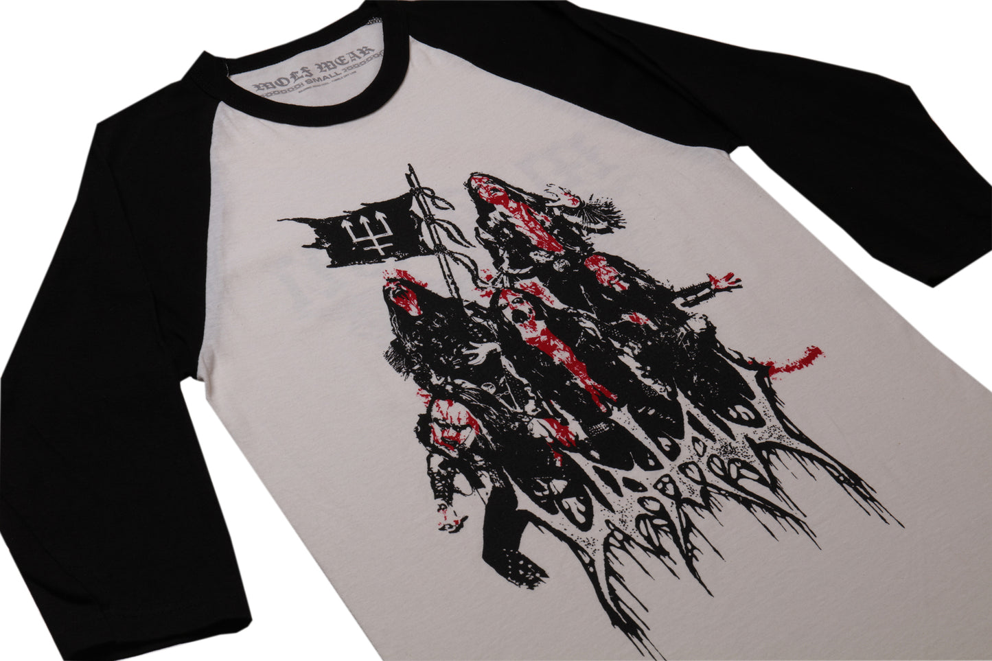 Under The Sign Raglan (White/Black)