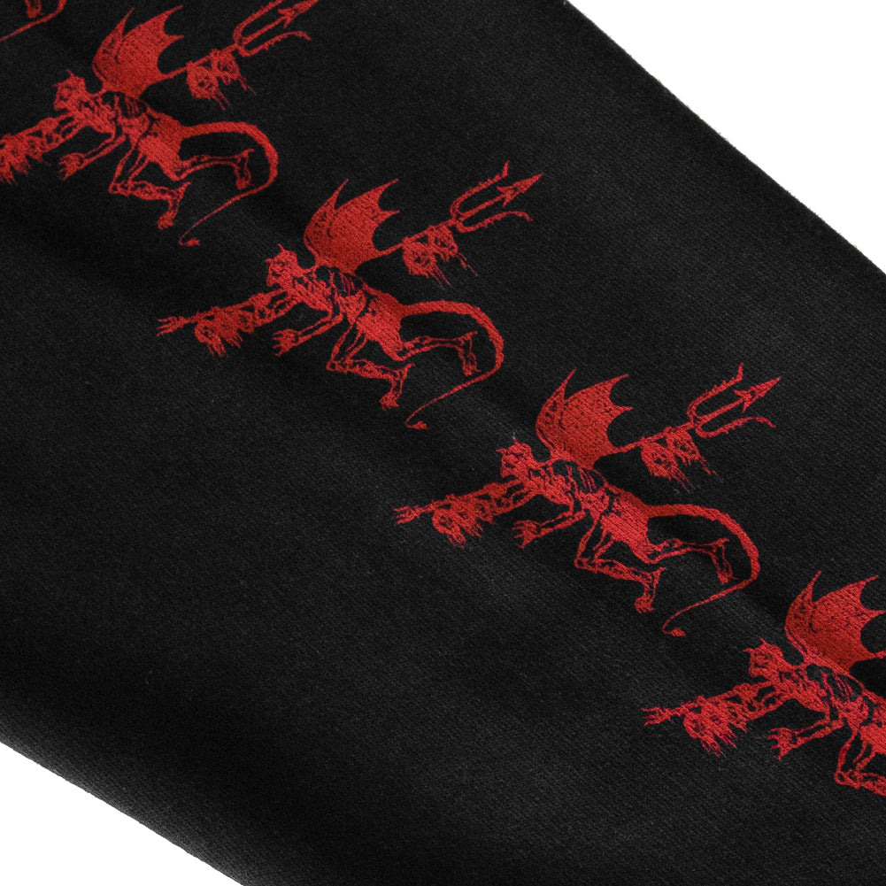 Fire Logo Pullover Hoodie (Black)